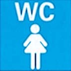 Panneau – « WC dames »