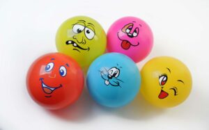 Ballon Smiley – lot de 5