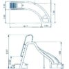 Toboggan tournant - 1.8 m