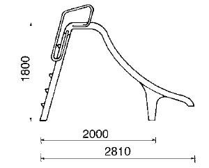 Toboggan pranaslide – 1.8 m