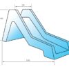 Toboggan droit - 70 cm