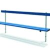Banc de vestiaire avec dossier - Fixation murale