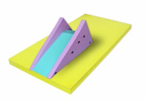 Toboggan mousse sur radeau