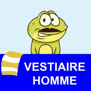 Panneau – « Vestiaire Homme »