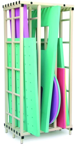 Etagère range tapis PVC – 3 compartiments