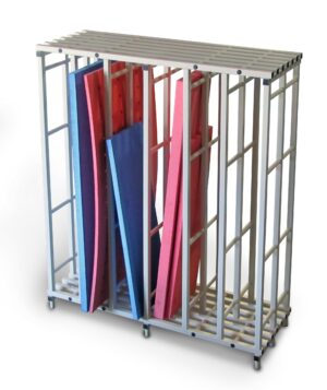 Etagère range tapis PVC – 6 compartiments