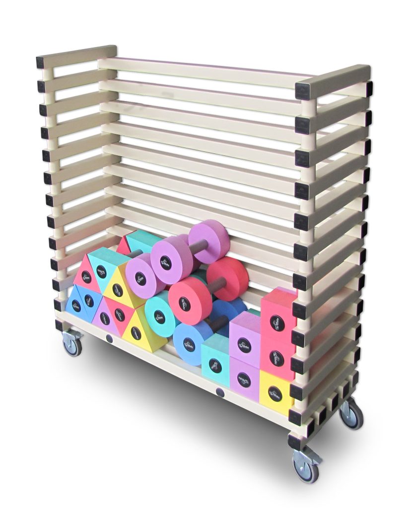 Lot De 2 Supports Pour Haltères – Rangement Compact 3 Niveaux, Design Stable Avec Base Antidérapante