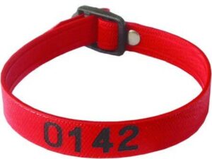 Bracelet PVC armé – Numéroté