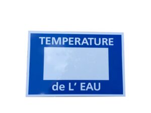 Panneau « Température de l’eau »