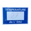 Panneau "Température de l'eau"