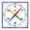 Compte-secondes cruciforme 1 mètre - AVEC VERRE IP65