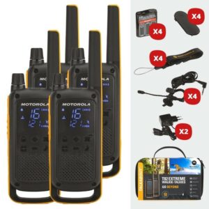 Talkie Walkie Motorola T82 Extreme – Lot de 4