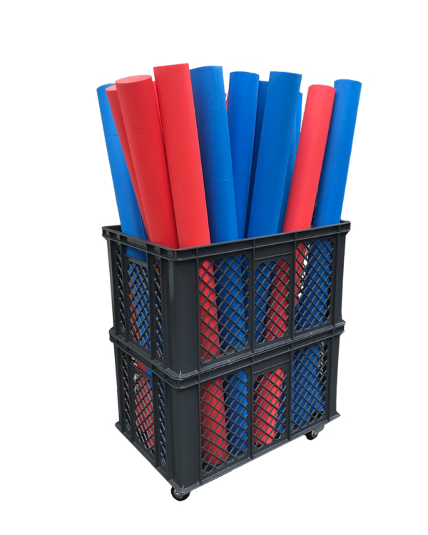 Bac à frite a roulettes