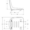 Coque pour Chaise - fixation à clips – Image 2