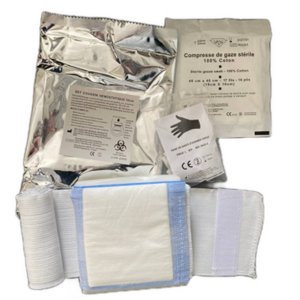 Coussin hémostatique d’urgence