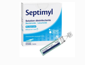 Dosettes antiseptiques de Chlorhexidine 0,5% – 10 dosettes de 5ml