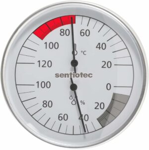 Thermomètre/Hygromètre de sauna – Ø 10 cm